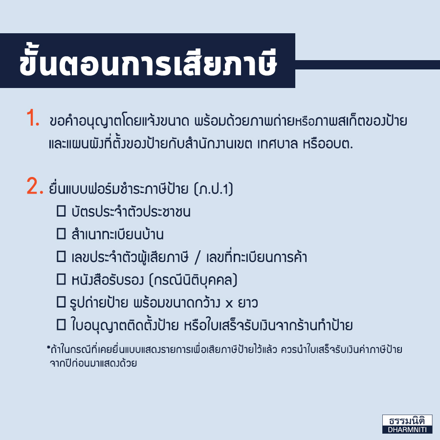 ภาษีป้าย