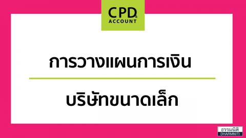 การวางแผนการเงิน บริษัทขนาดเล็ก