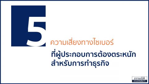 5 ความเสี่ยงทางไซเบอร์ ที่ผู้ประกอบการต้องตระหนัก สำหรับการทำธุรกิจ